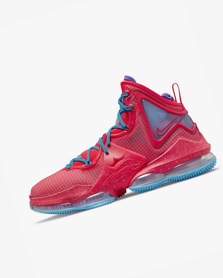 Zapatillas Baloncesto Nike LeBron 19 Hombre Rojas Azules Moradas Rojas | AR2994