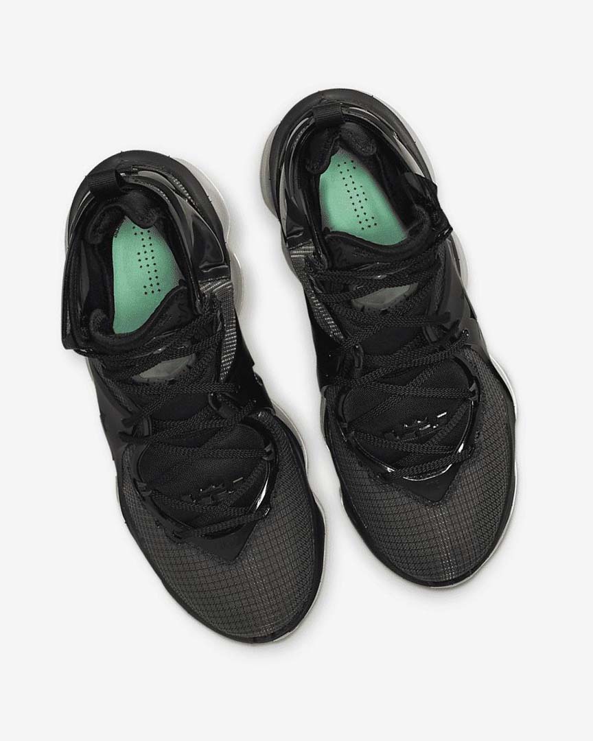 Zapatillas Baloncesto Nike LeBron 19 Mujer Negras Gris Oscuro Verde | AR3059