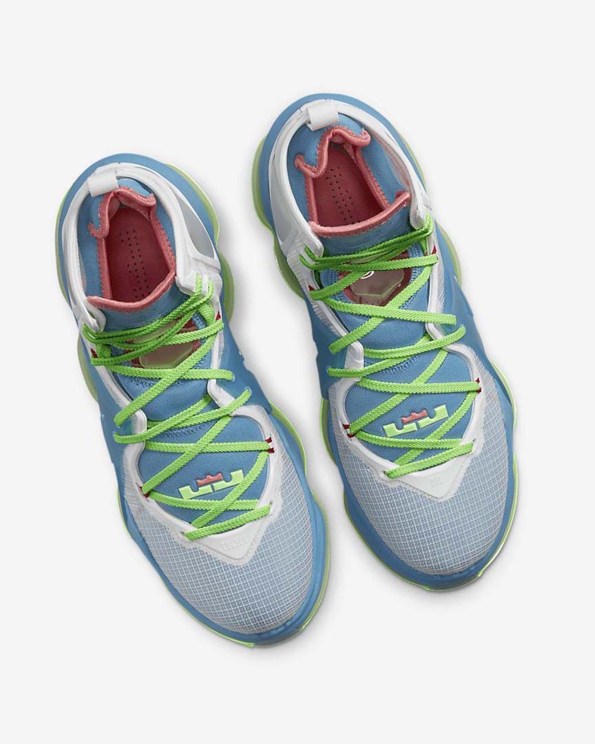 Zapatillas Baloncesto Nike LeBron 19 Mujer Azules Verde Claro Blancas Burdeos | AR3219