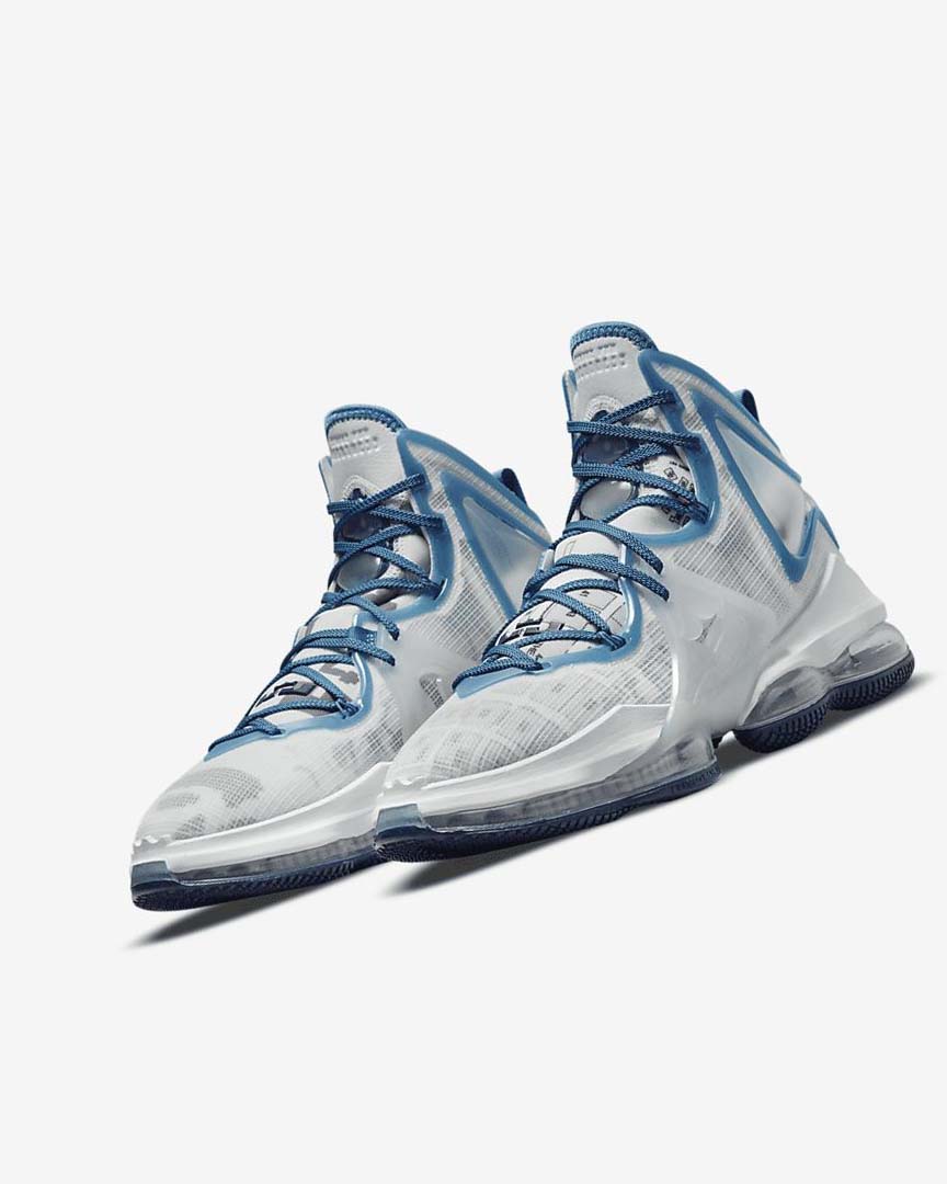 Zapatillas Baloncesto Nike LeBron 19 Mujer Blancas Azules Azules | AR4748