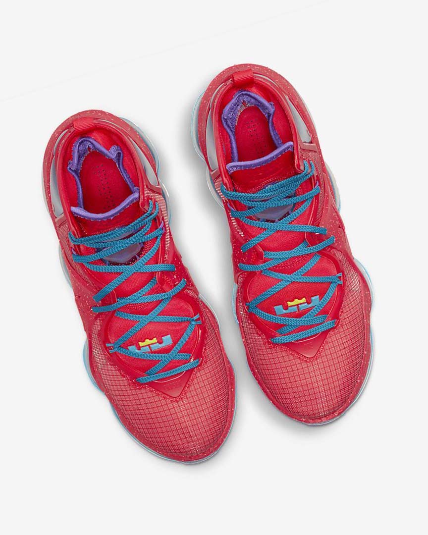 Zapatillas Baloncesto Nike LeBron 19 Mujer Rojas Azules Moradas Rojas | AR4906