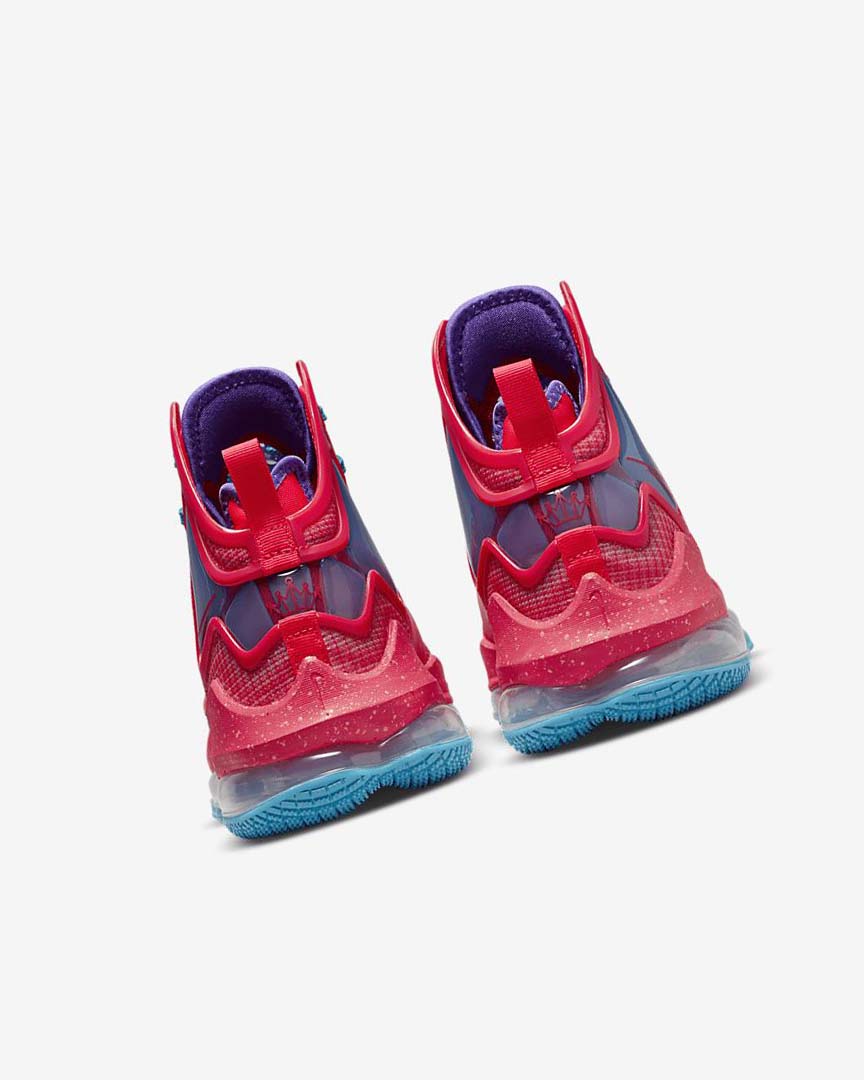 Zapatillas Baloncesto Nike LeBron 19 Mujer Rojas Azules Moradas Rojas | AR4906