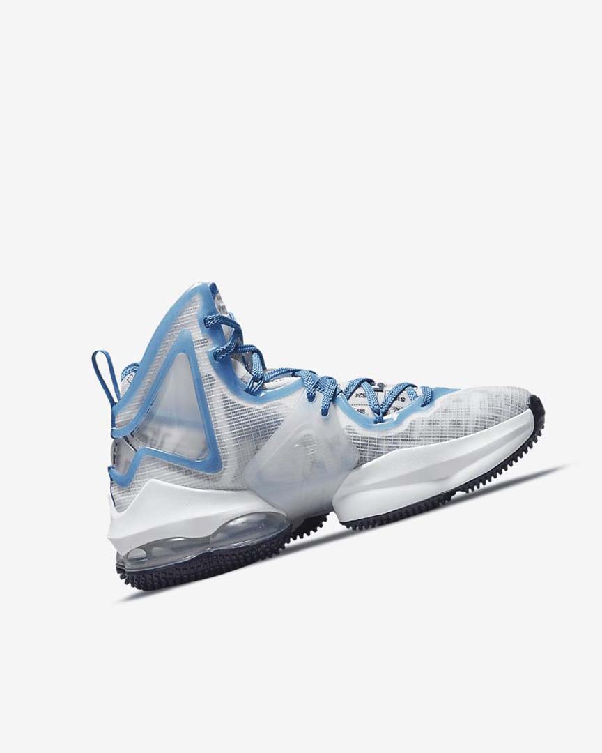 Zapatillas Baloncesto Nike LeBron 19 Niña Blancas Azules Azules | AR1127