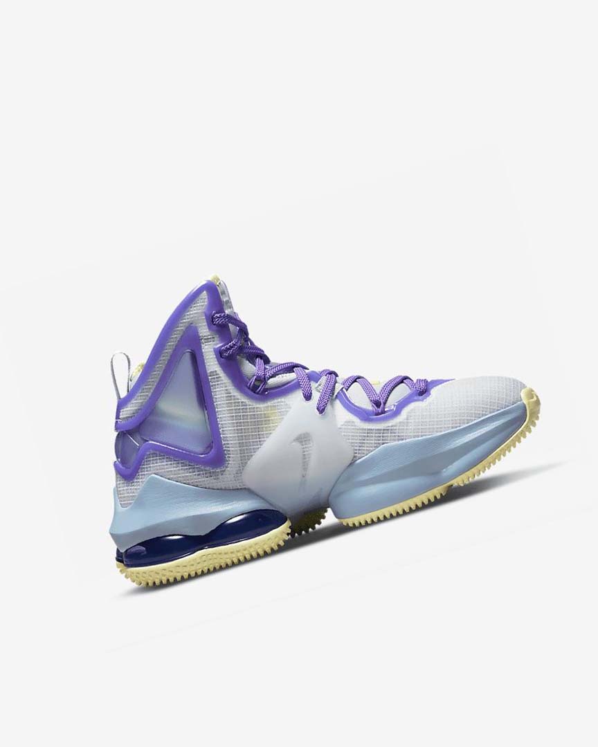 Zapatillas Baloncesto Nike LeBron 19 Niño Azules Moradas | AR5447