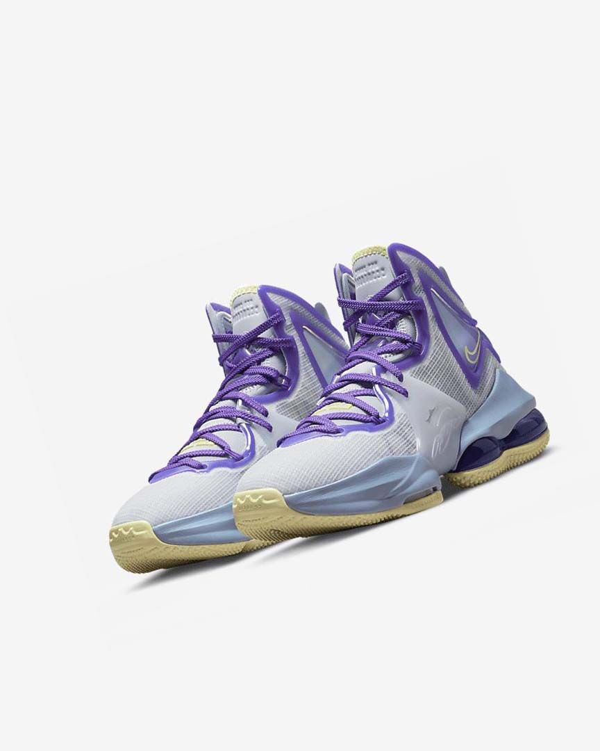 Zapatillas Baloncesto Nike LeBron 19 Niño Azules Moradas | AR5447