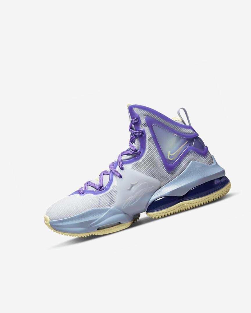 Zapatillas Baloncesto Nike LeBron 19 Niño Azules Moradas | AR5447