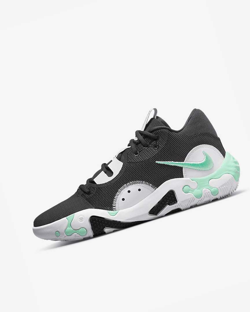 Zapatillas Baloncesto Nike PG 6 Hombre Negras Blancas Verde Menta | AR2970