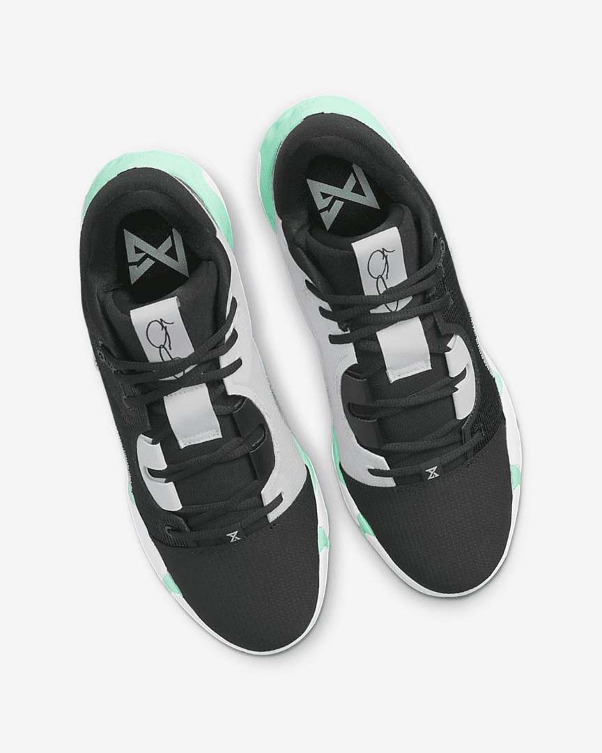 Zapatillas Baloncesto Nike PG 6 Mujer Negras Blancas Verde Menta | AR5220