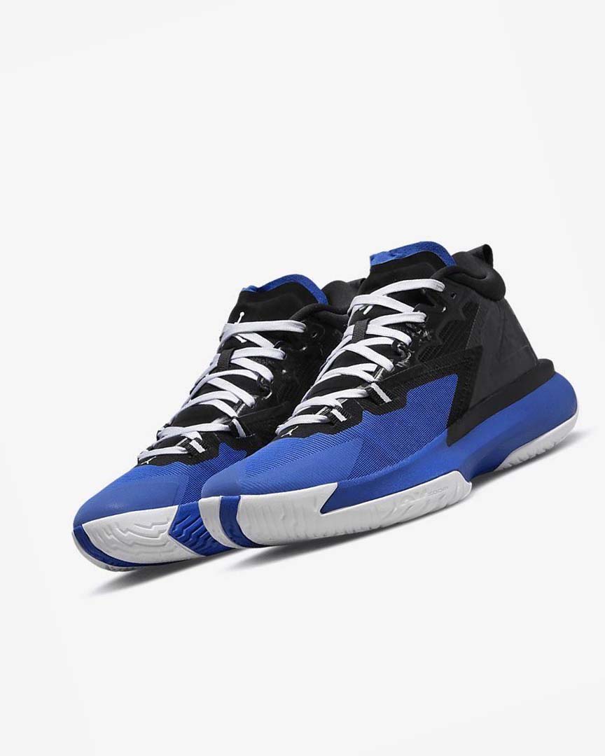 Zapatillas Baloncesto Nike Zion 1 Hombre Negras Azul Real Blancas | AR4773