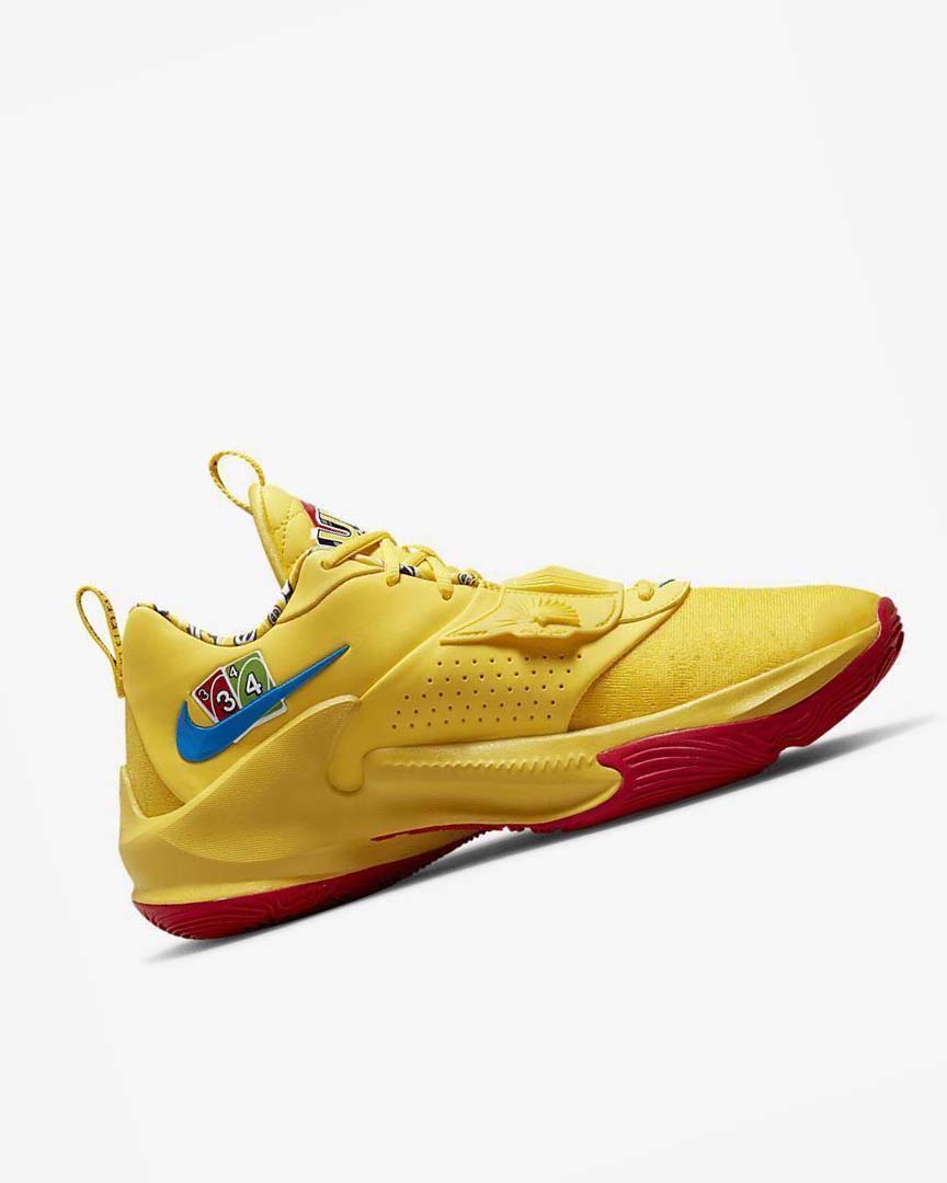 Zapatillas Baloncesto Nike Zoom Freak 3 Hombre Amarillo Rojas | AR1149