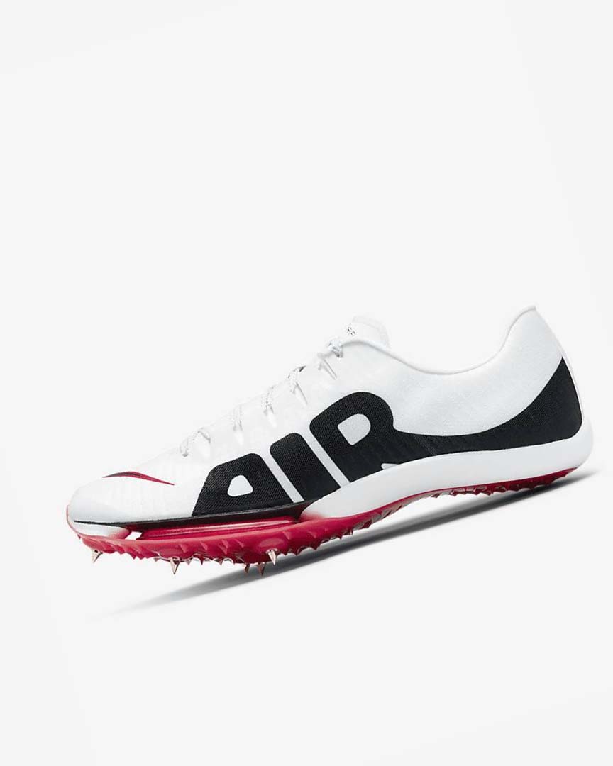 Zapatillas Clavos Nike Air Zoom Maxfly More Uptempo Hombre Blancas Rojas Negras | AR3131