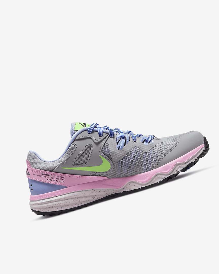 Zapatillas De Trail Running Nike Juniper Trail Mujer Gris Azules Claro Rosas Verde | AR5544