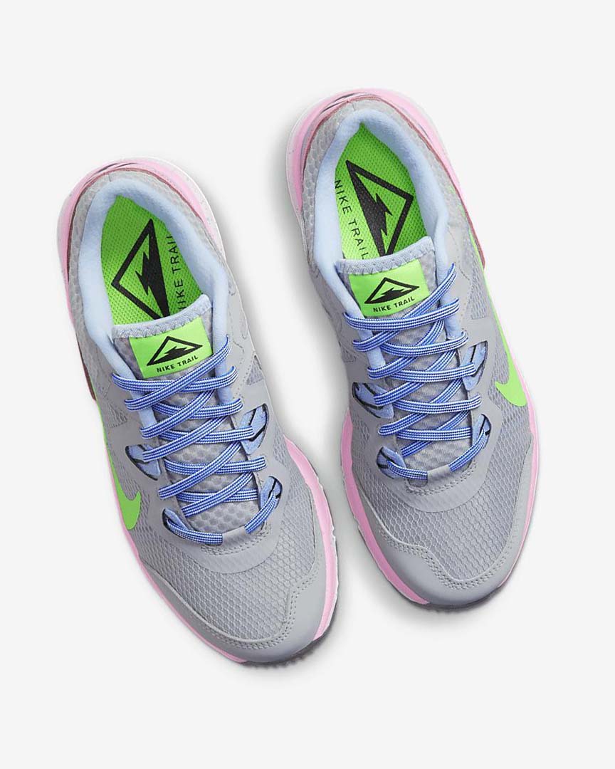 Zapatillas De Trail Running Nike Juniper Trail Mujer Gris Azules Claro Rosas Verde | AR5544