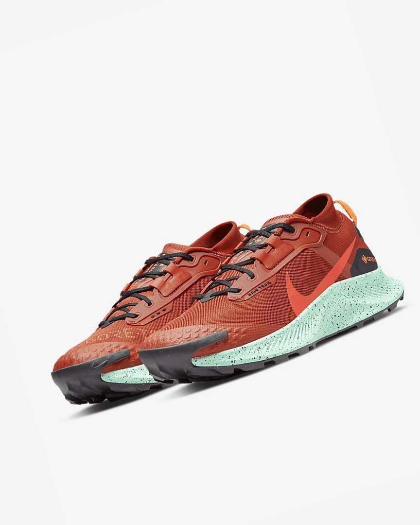 Zapatillas De Trail Running Nike Pegasus Trail 3 GORE-TEX Impermeables Hombre Naranjas Negras Naranjas Rojas | AR2930