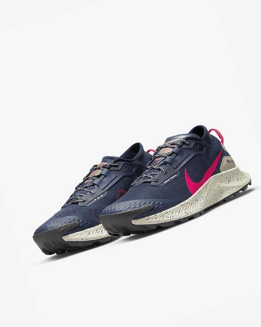 Zapatillas De Trail Running Nike Pegasus Trail 3 GORE-TEX Impermeables Hombre Obsidian Verde Oliva Rojas | AR4884