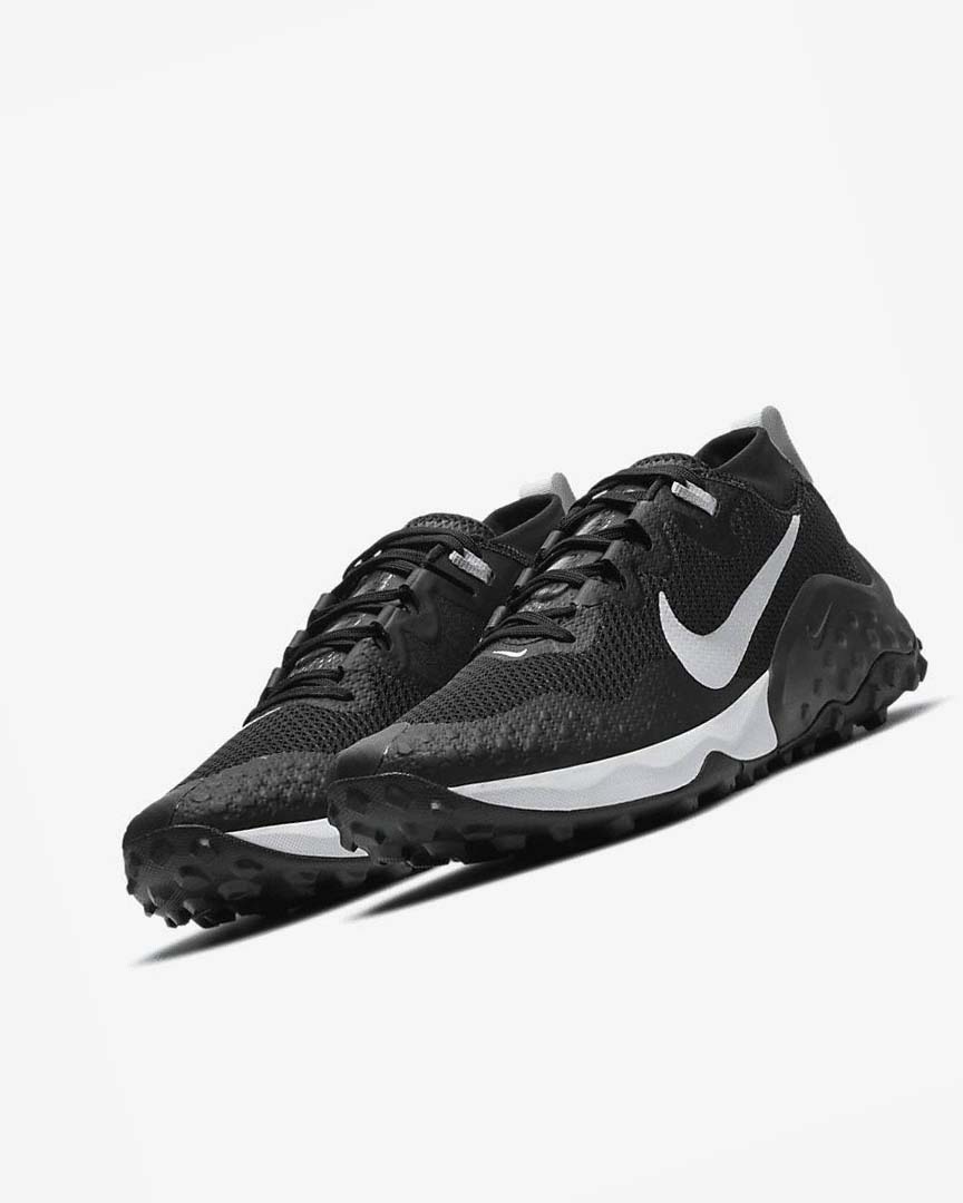 Zapatillas De Trail Running Nike Wildhorse 7 Hombre Negras Blancas | AR2790