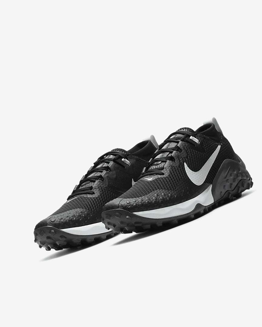 Zapatillas De Trail Running Nike Wildhorse 7 Mujer Negras Gris Oscuro Plateadas | AR3269