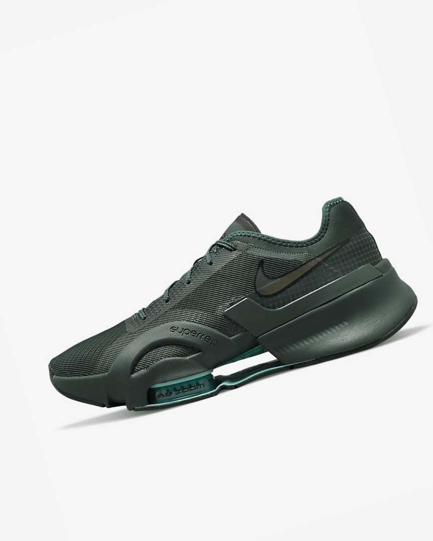 Zapatillas Deportivos Nike Air Zoom SuperRep 3 Hombre Verde Turquesa Negras Multicolor | AR3007