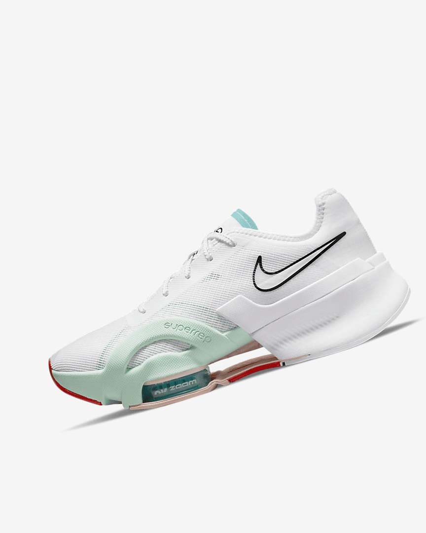 Zapatillas Deportivos Nike Air Zoom SuperRep 3 Mujer Blancas Turquesa Verde Negras | AR4871