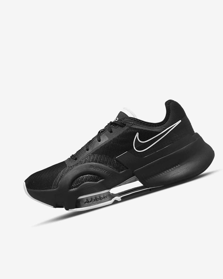 Zapatillas Deportivos Nike Air Zoom SuperRep 3 Mujer Negras Negras Gris Oscuro Blancas | AR5359