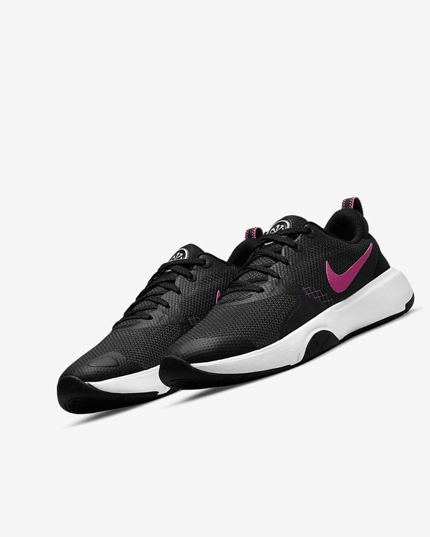 Zapatillas Deportivos Nike City Rep TR Mujer Negras Moradas Moradas Rosas | AR4819