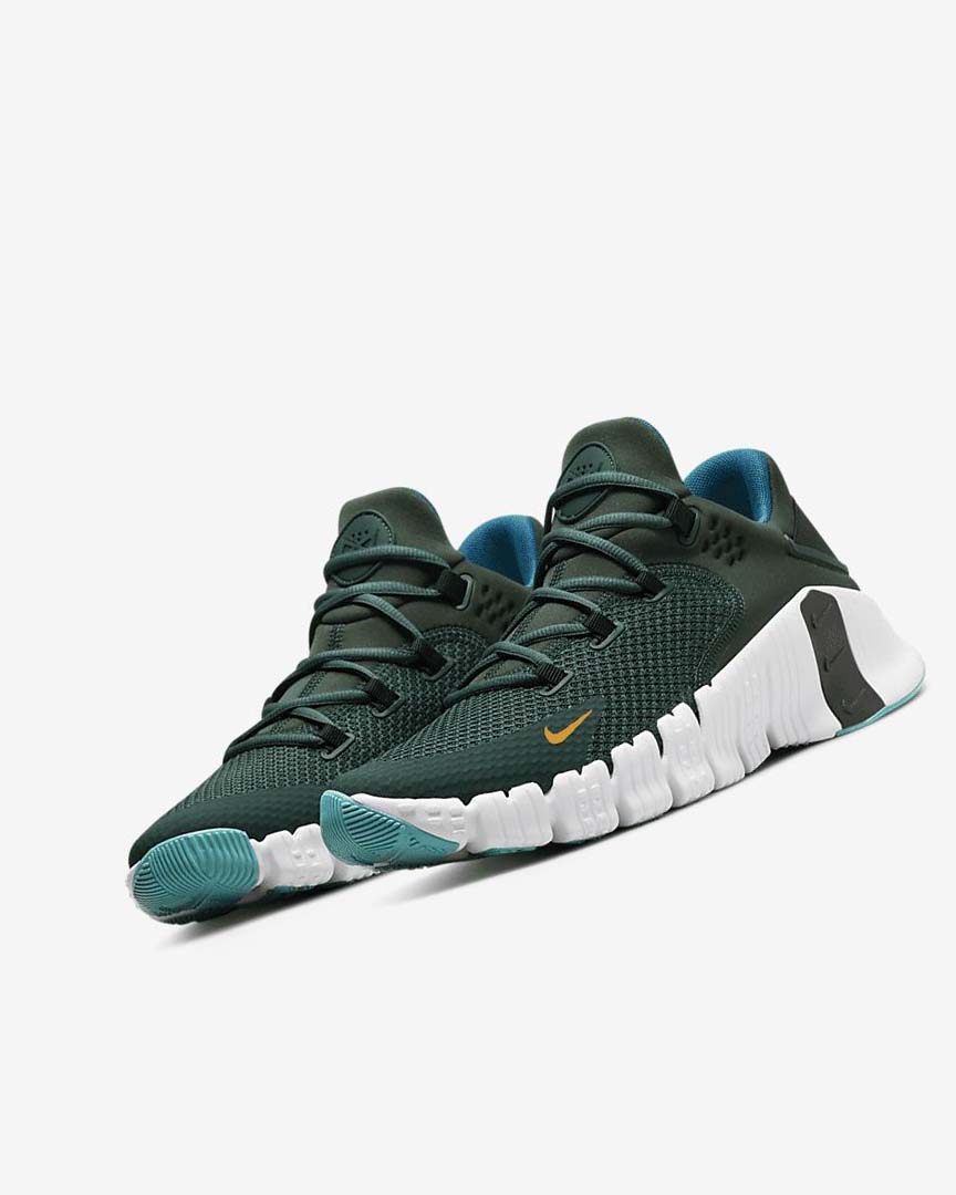 Zapatillas Deportivos Nike Free Metcon 4 Mujer Verde Negras Blancas | AR5112