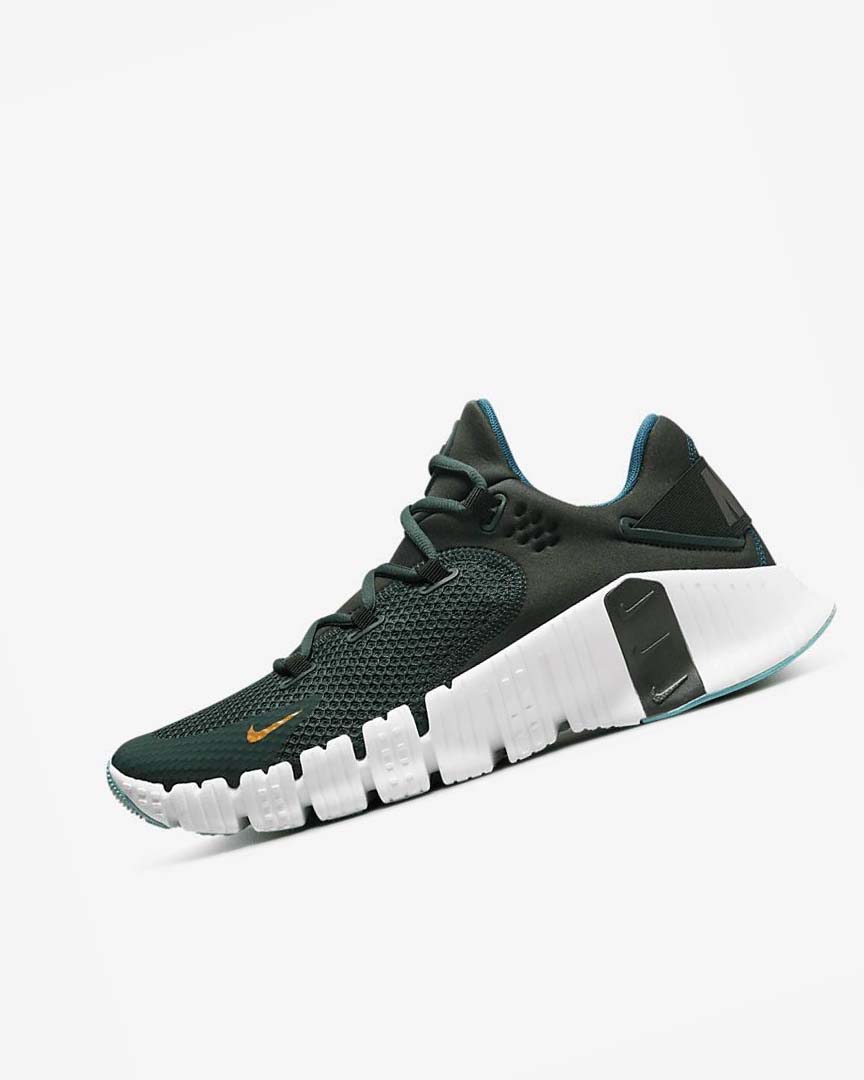 Zapatillas Deportivos Nike Free Metcon 4 Hombre Verde Negras Blancas | AR5495