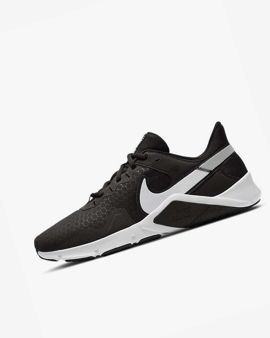 Zapatillas Deportivos Nike Legend Essential 2 Hombre Negras Metal Plateadas Blancas | AR2966