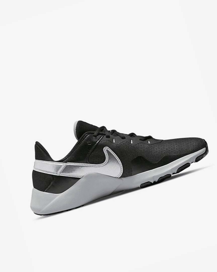 Zapatillas Deportivos Nike Legend Essential 2 Hombre Negras Metal Plateadas Metal Gris | AR3117