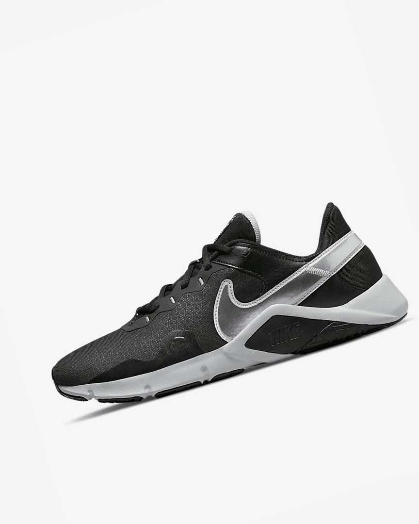 Zapatillas Deportivos Nike Legend Essential 2 Hombre Negras Metal Plateadas Metal Gris | AR3117