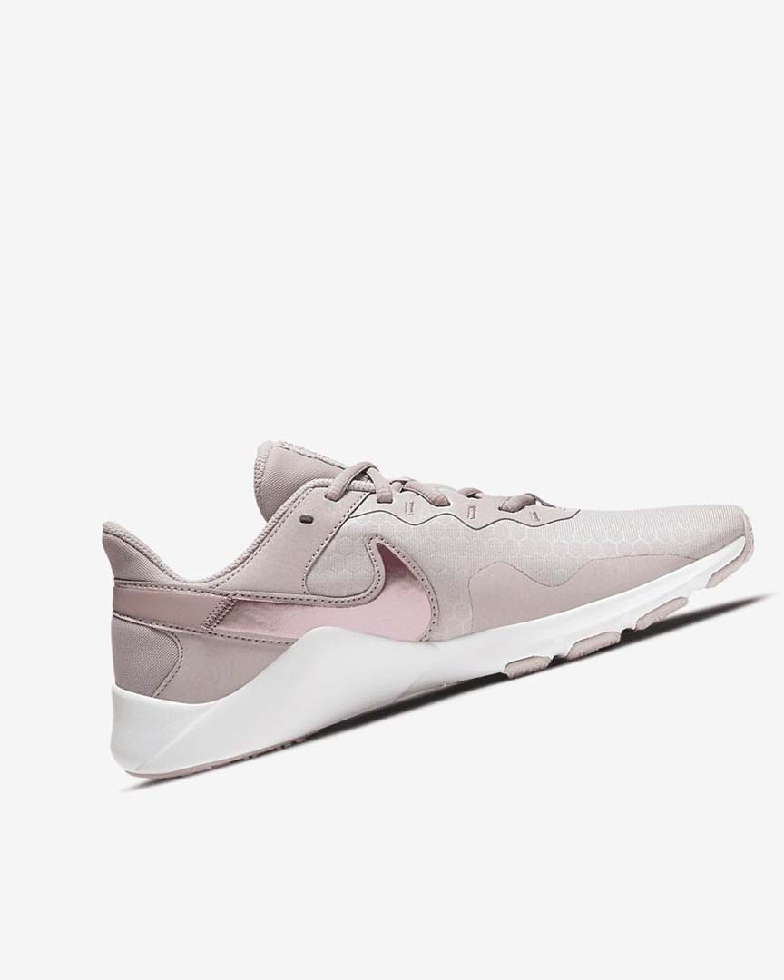 Zapatillas Deportivos Nike Legend Essential 2 Mujer Plateadas Moradas Gris Moradas Blancas | AR5386