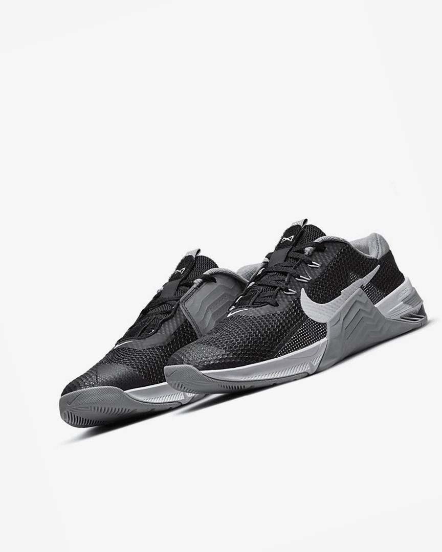 Zapatillas Deportivos Nike Metcon 7 Hombre Negras Gris Blancas Plateadas | AR2346