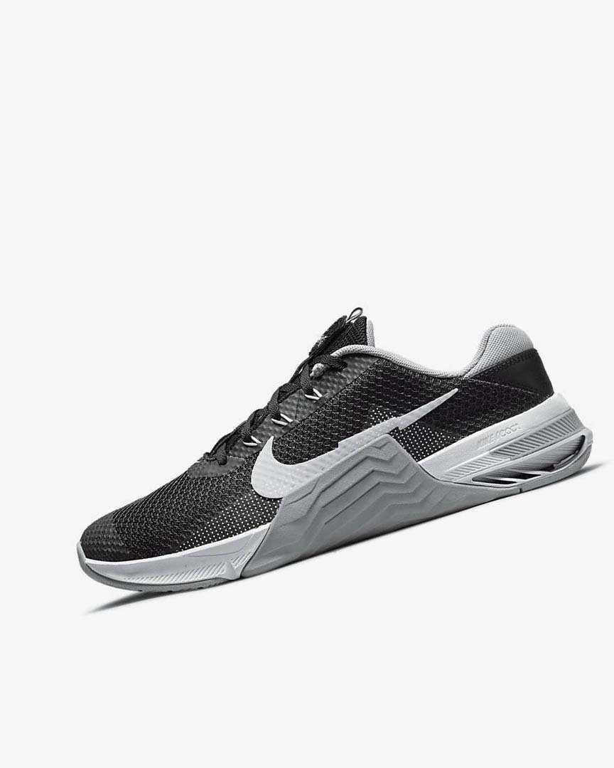 Zapatillas Deportivos Nike Metcon 7 Hombre Negras Gris Blancas Plateadas | AR2346