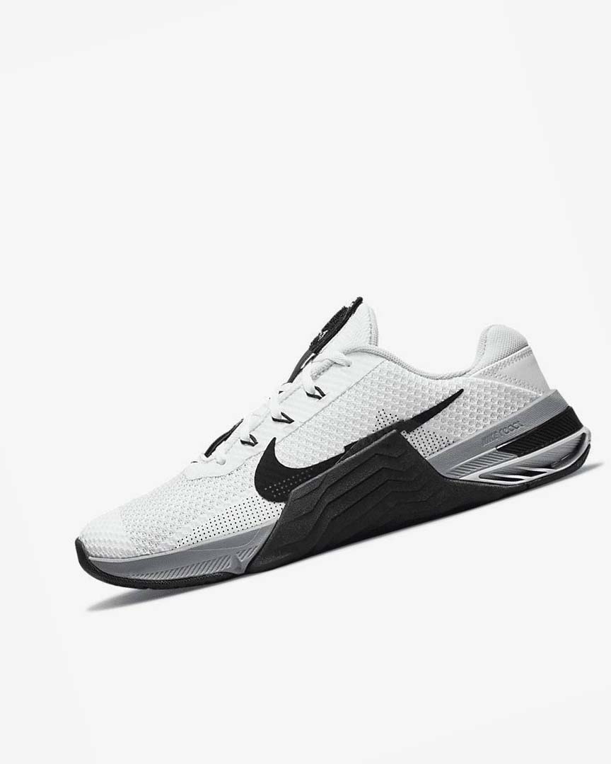 Zapatillas Deportivos Nike Metcon 7 Hombre Blancas Gris Plateadas Negras | AR5131