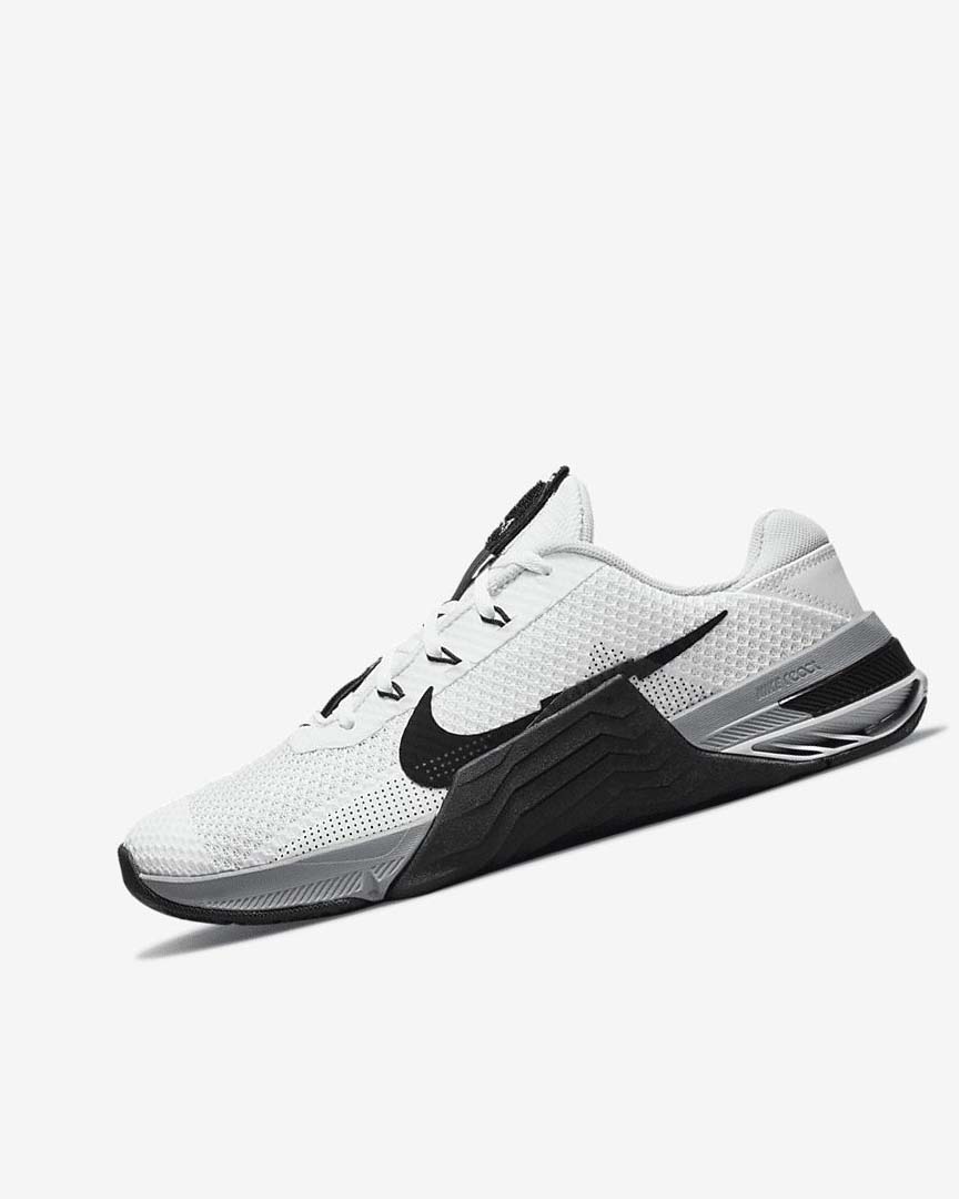 Zapatillas Deportivos Nike Metcon 7 Mujer Blancas Gris Plateadas Negras | AR2366