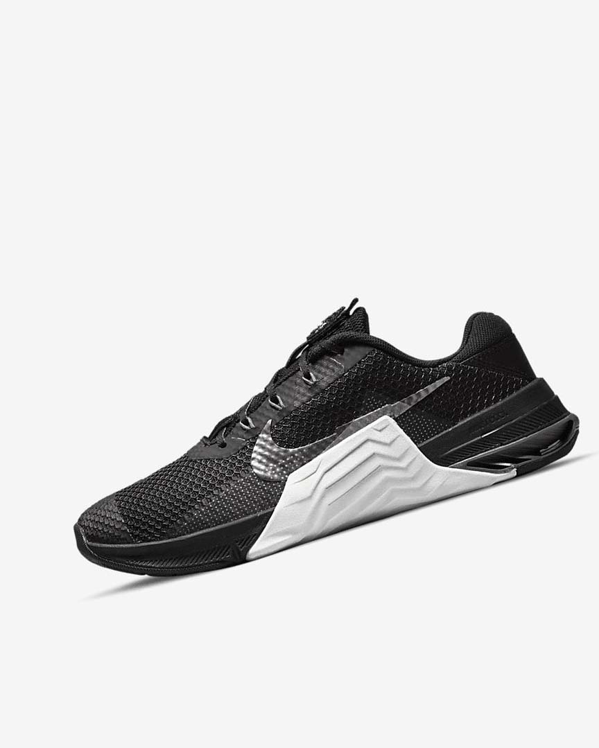 Zapatillas Deportivos Nike Metcon 7 Mujer Negras Blancas Gris Metal Gris Oscuro | AR4630