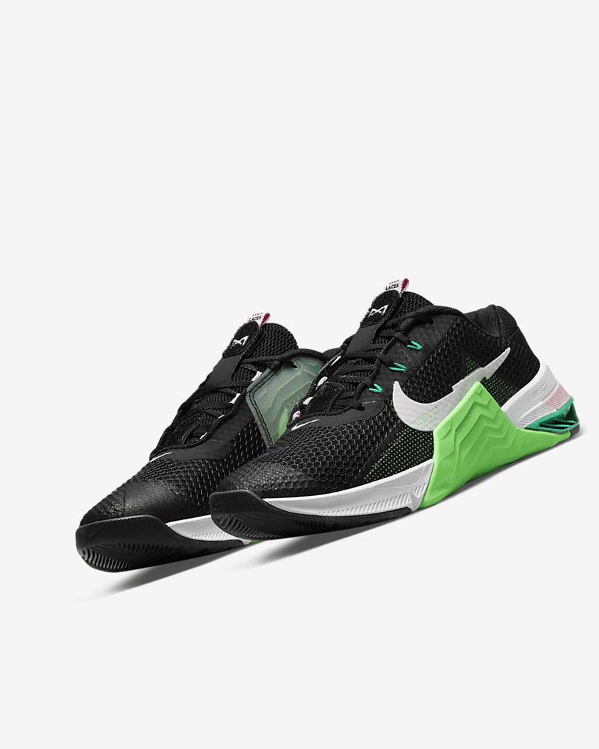 Zapatillas Deportivos Nike Metcon 7 Mujer Negras Verde Rosas Blancas | AR5332