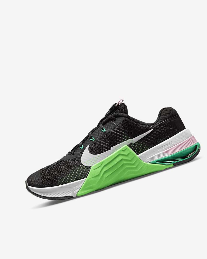 Zapatillas Deportivos Nike Metcon 7 Mujer Negras Verde Rosas Blancas | AR5332