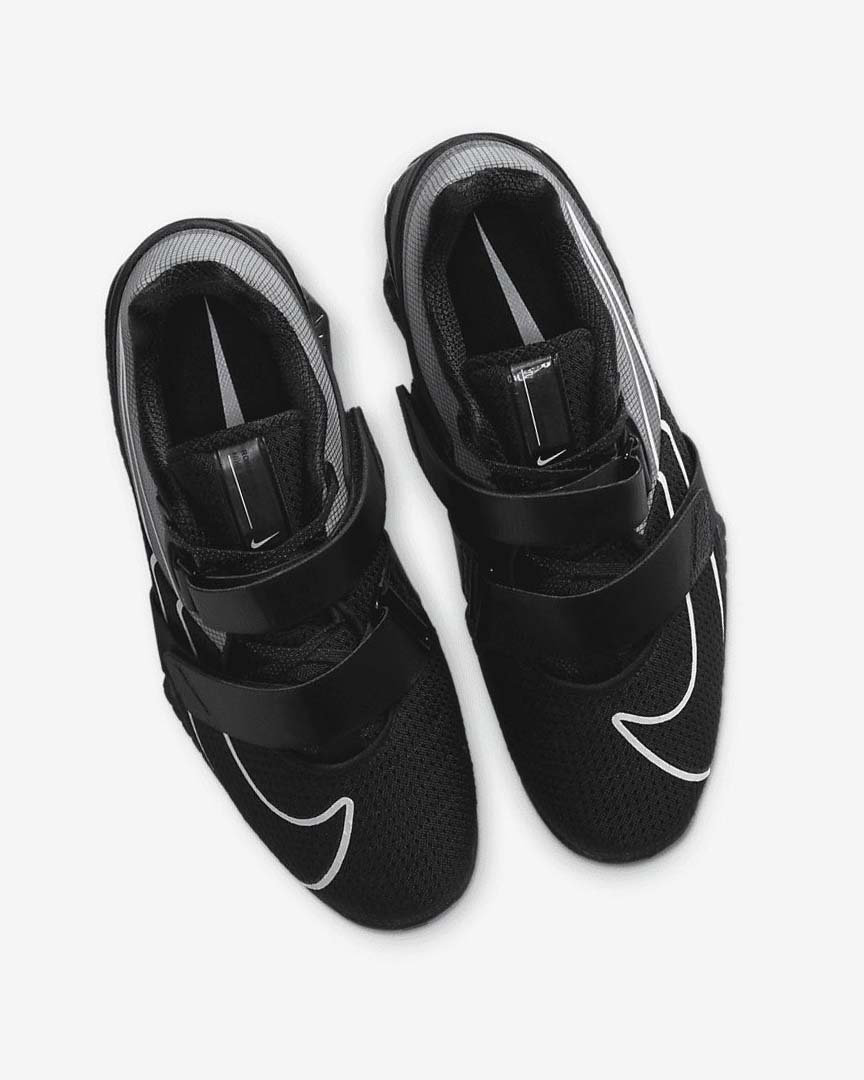 Zapatillas Deportivos Nike Romaleos 4 Mujer Negras Negras Blancas | AR5226