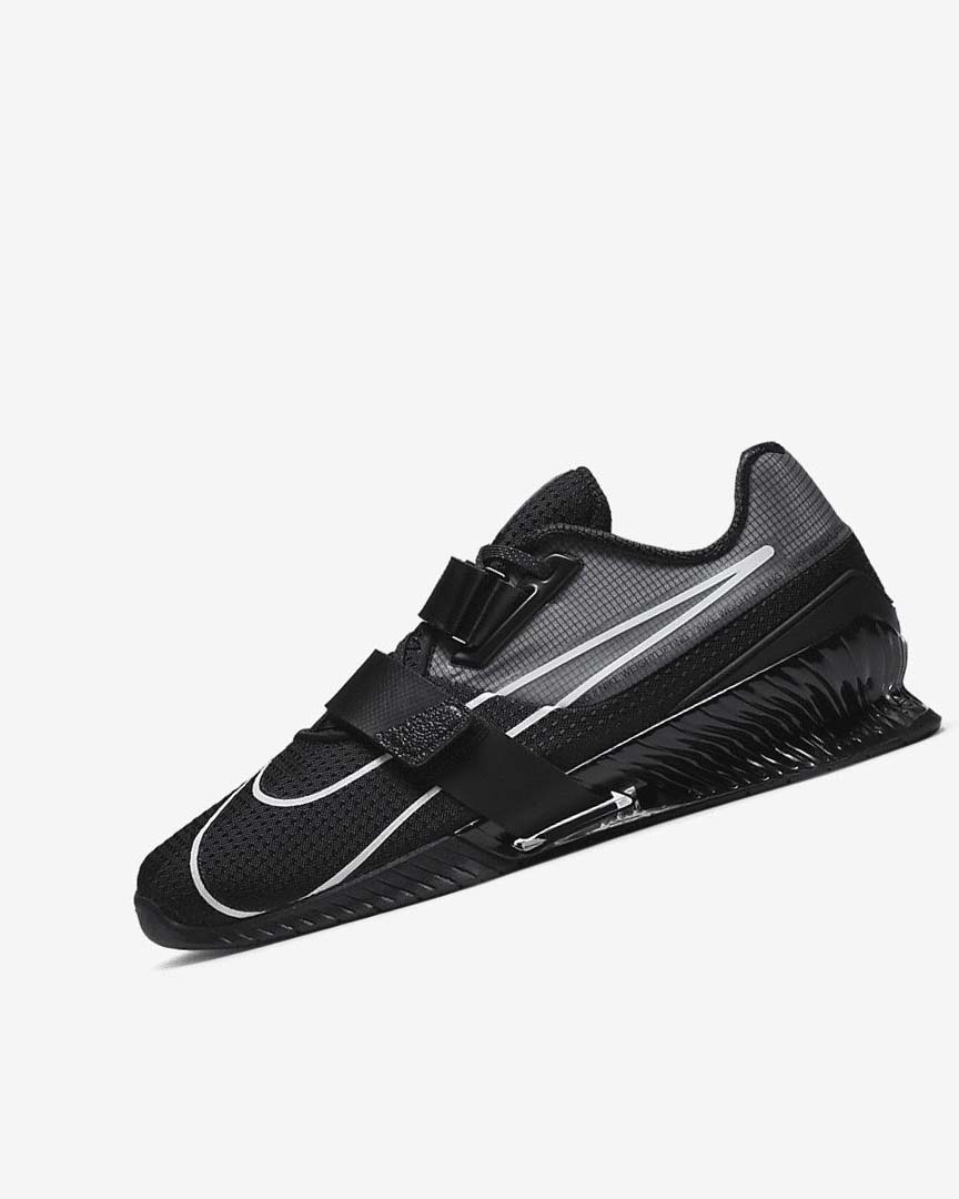 Zapatillas Deportivos Nike Romaleos 4 Mujer Negras Negras Blancas | AR5226