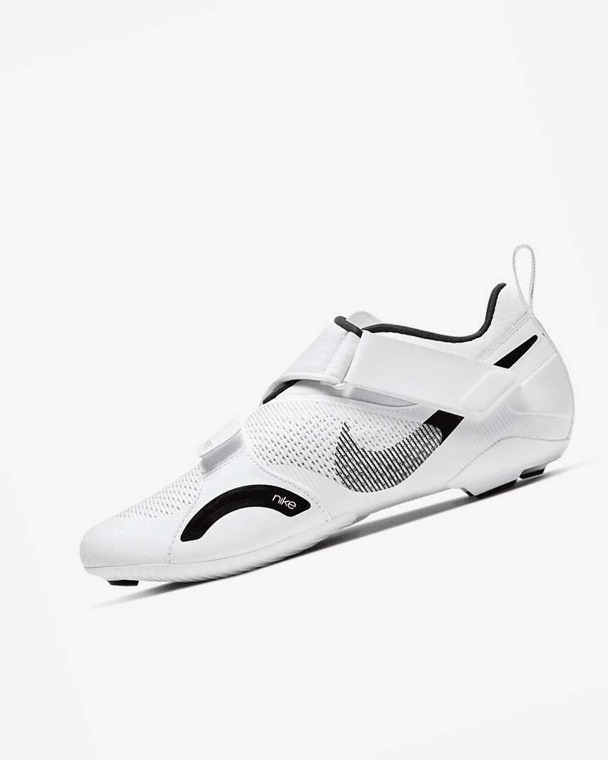 Zapatillas Deportivos Nike SuperRep Cycle Hombre Blancas Negras | AR5507