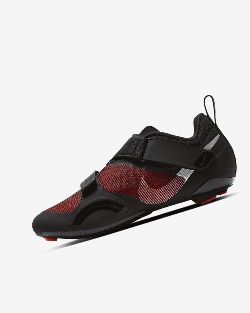 Zapatillas Deportivos Nike SuperRep Cycle Mujer Negras Rojas Metal Plateadas | AR5608