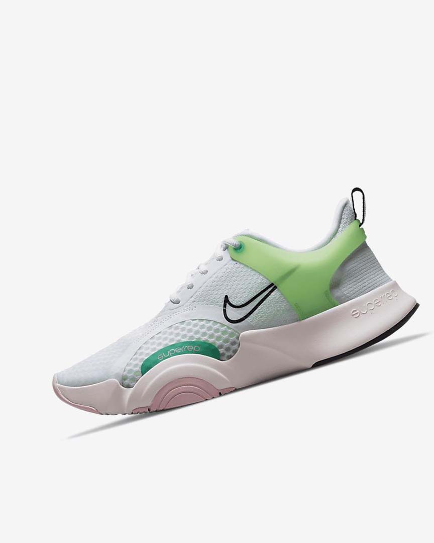 Zapatillas Deportivos Nike SuperRep Go 2 Mujer Blancas Verde Rosas Claro Negras | AR2436