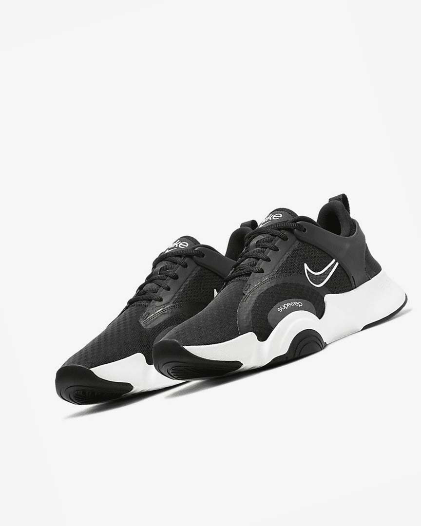 Zapatillas Deportivos Nike SuperRep Go 2 Hombre Negras Blancas | AR3093