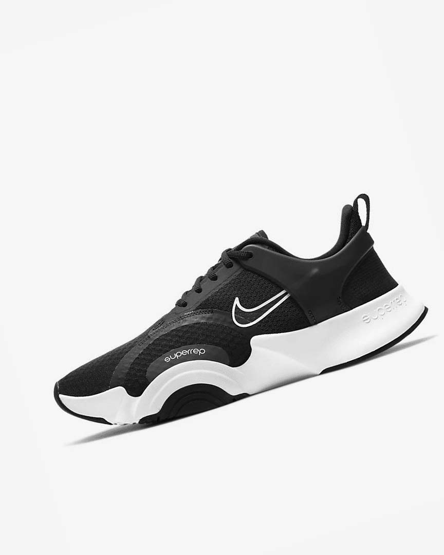 Zapatillas Deportivos Nike SuperRep Go 2 Hombre Negras Blancas | AR3093