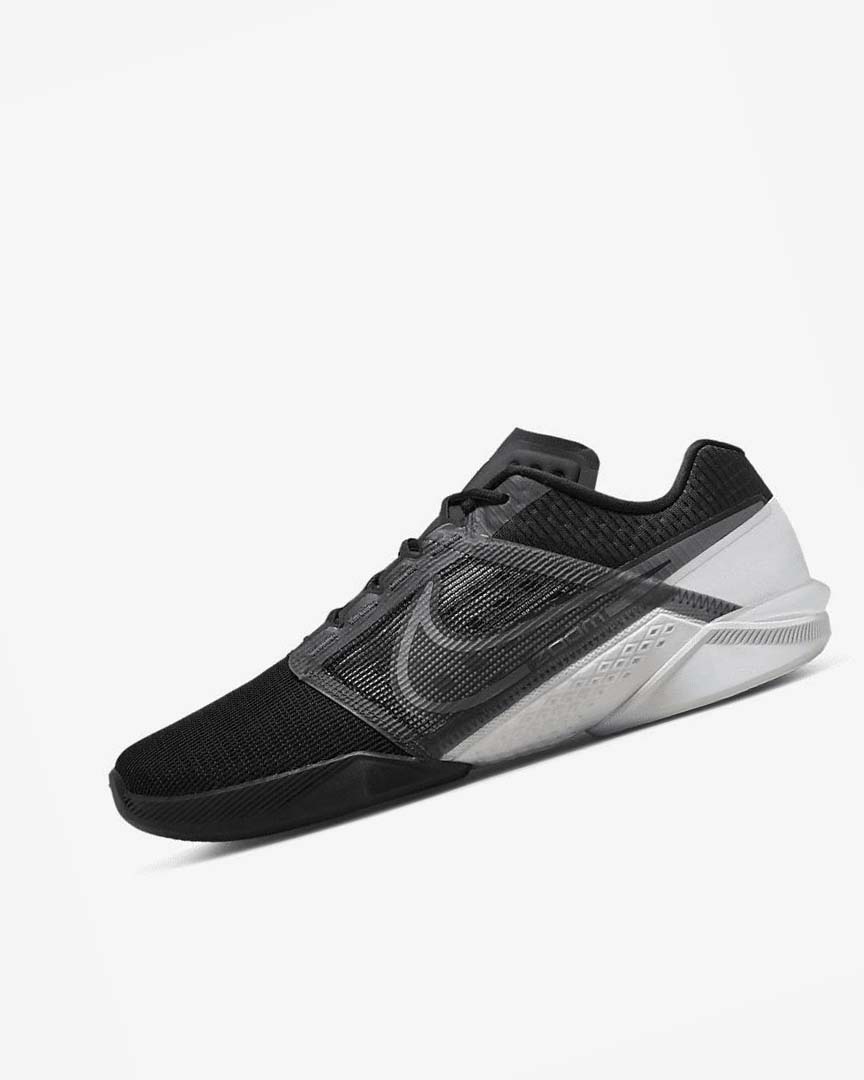 Zapatillas Deportivos Nike Zoom Metcon Turbo 2 Hombre Negras Blancas Gris | AR4629