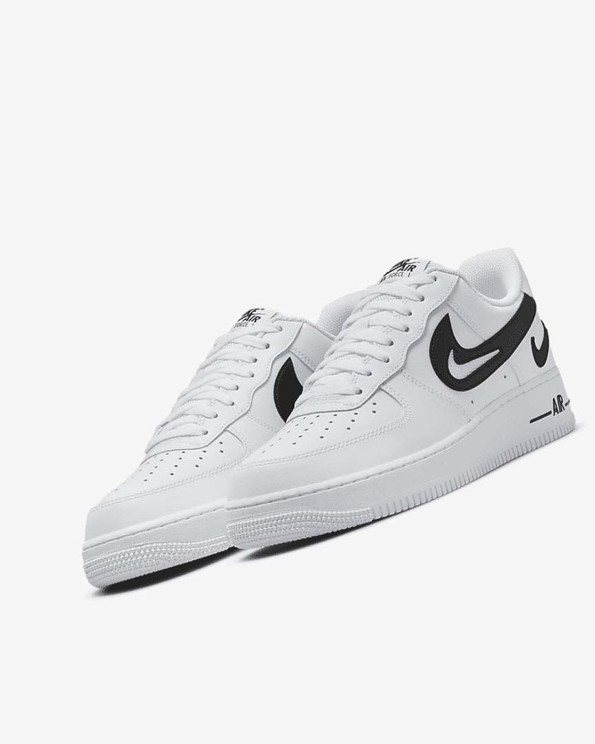 Zapatillas Nike Air Force 1 '07 Hombre Blancas Negras | AR2279