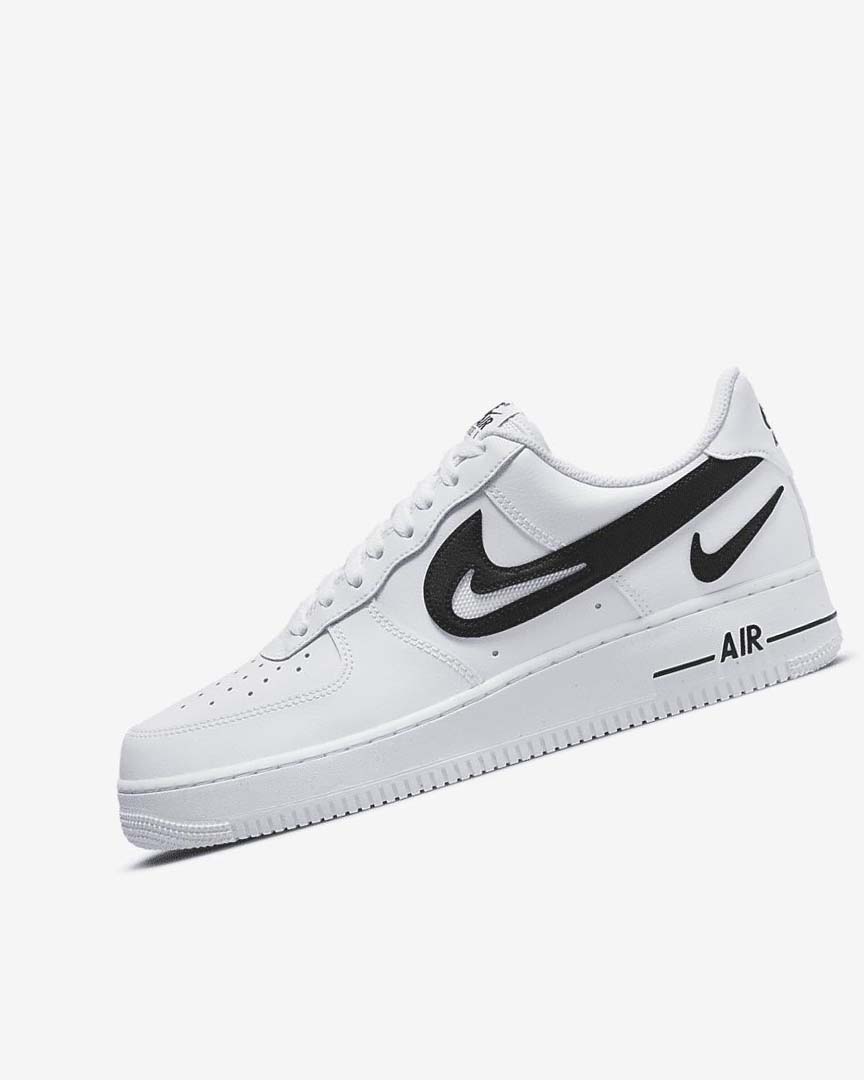 Zapatillas Nike Air Force 1 \'07 Hombre Blancas Negras | AR2279