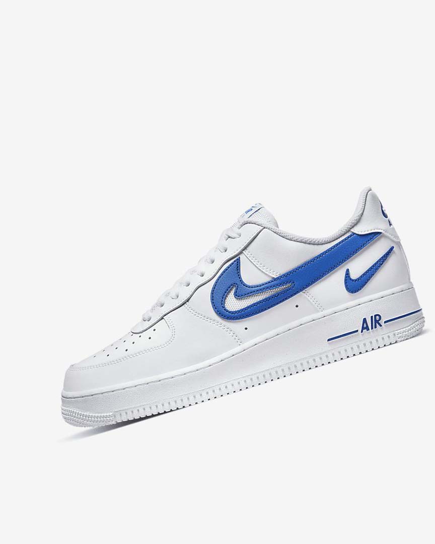 Zapatillas Nike Air Force 1 \'07 Hombre Blancas Azul Real | AR2638