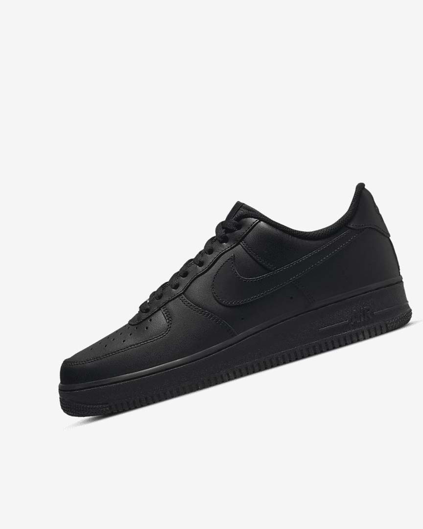 Zapatillas Nike Air Force 1 \'07 Hombre Negras Negras | AR1158